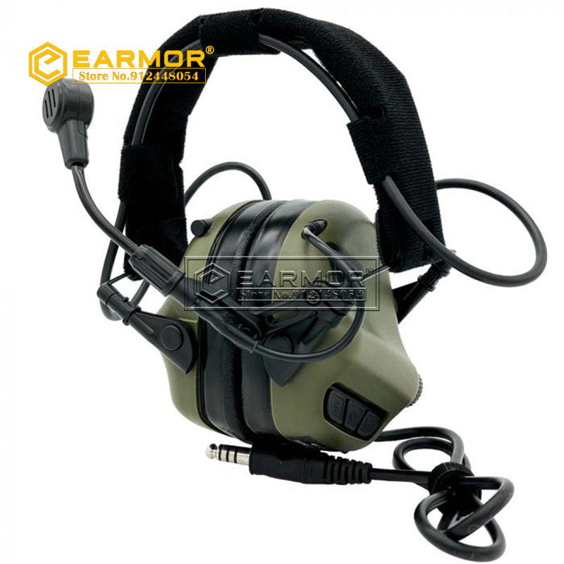 EARMOR M32-Mark3 MilPro Casque Protecteur Auditif Standard Militaire - Noir