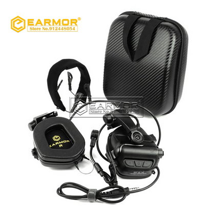 OPSMEN EARMOR M32X-Mark3 MilPro Military Standard RAC Headset - Black