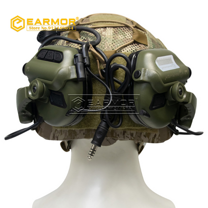 OPSMEN EARMOR M32X-Mark3 MilPro Military Standard RAC Headset - Black