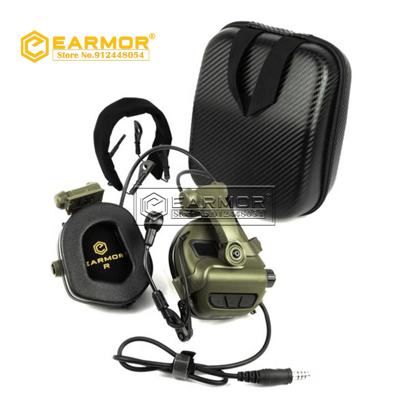 OPSMEN EARMOR M32X-Mark3 MilPro Military Standard RAC Headset - Black