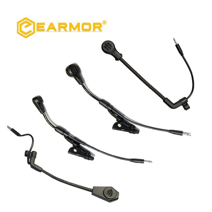 EARMOR – remplacement de microphone pour casque tactique, collection de micros à perche