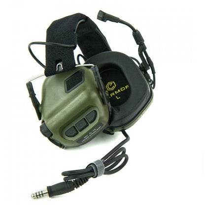 EARMOR M32 Tactical Headset & M51 Kenwood PTT Adapter & ARC Rail Adapter Sets 6 Colors