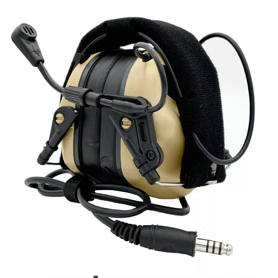 Casque tactique EARMOR M32 et ensemble d'adaptateurs Kenwood PTT, système de communication de tir 