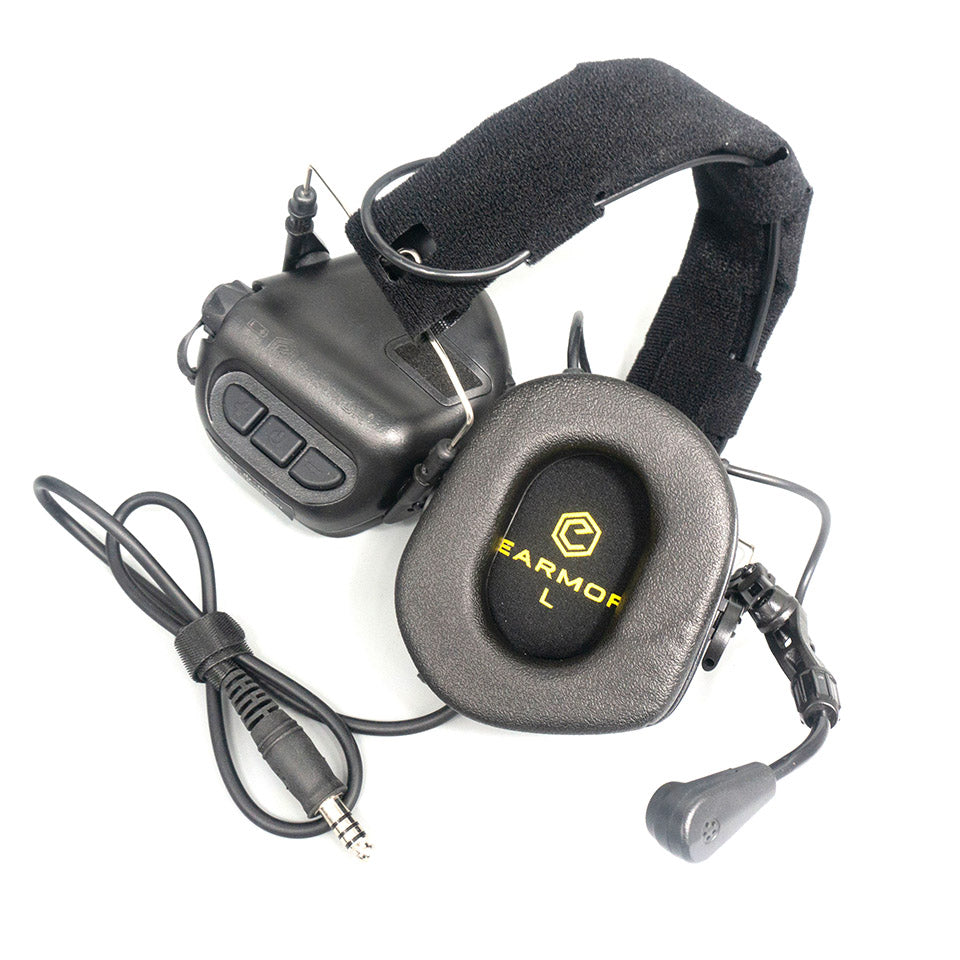 EARMOR Auriculares tácticos M32-MOD4 Disparo Electrónica Comunicación Protector auditivo