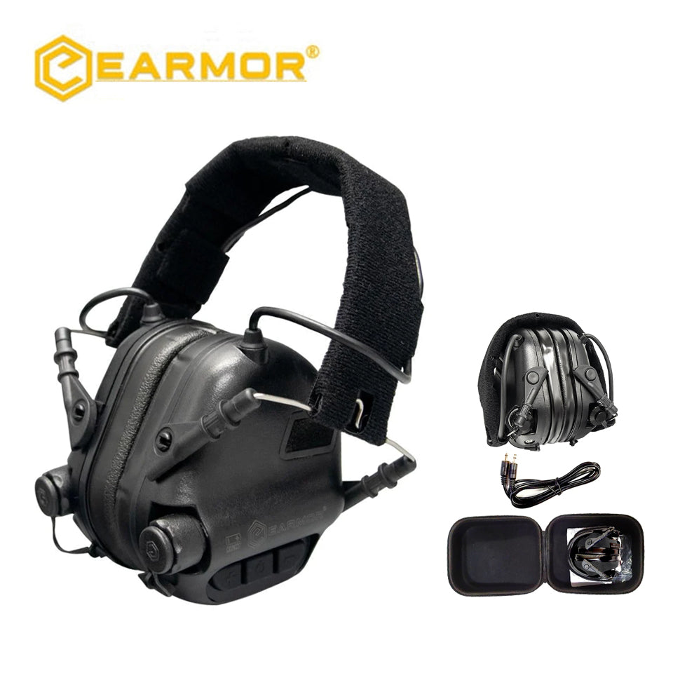 Casque d'écoute aux normes militaires OPSMEN EARMOR M31-Mark3 MilPro - Noir