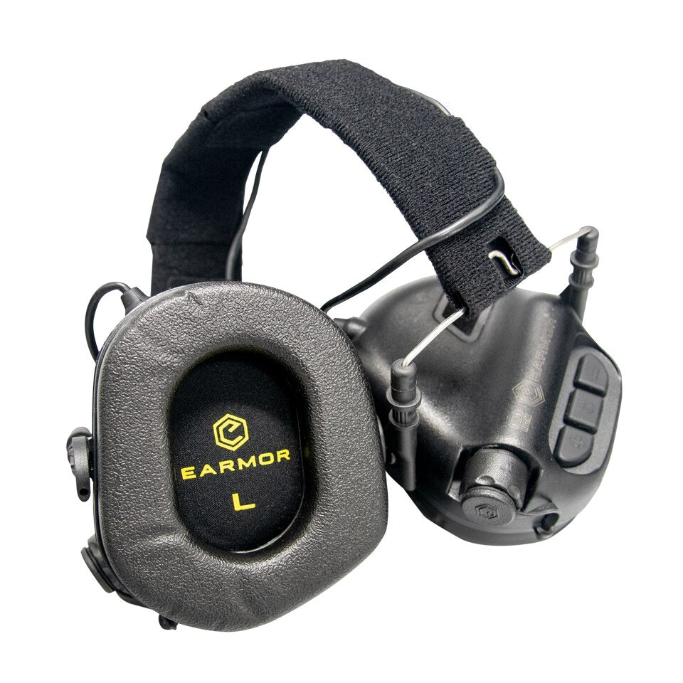 EARMOR M31 MOD4 Tactical Headset Shooting Noise Clearance Headphone - Black