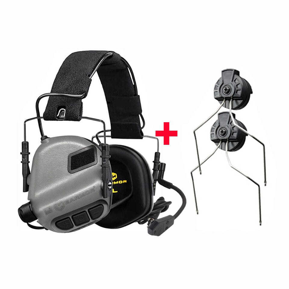 EARMOR M32 MOD4 Tactical Headset & ARC Rail Adapter Set