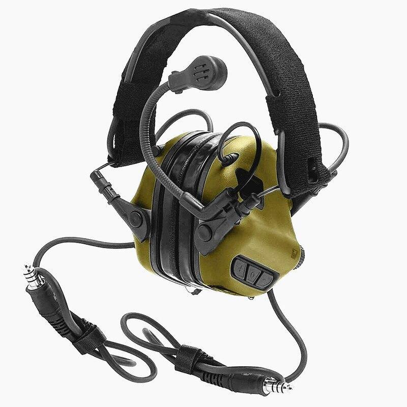 OPSMEN EARMOR M32-Mark3 MilPro Dual Comm Military Standard Headset - Coyote Brown