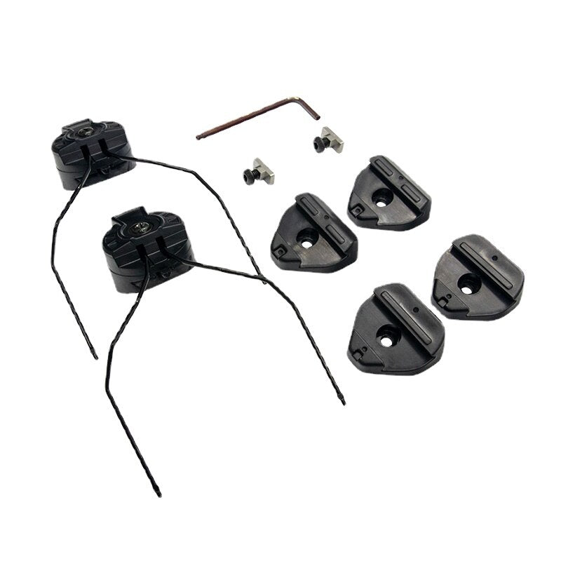 EARMOR HeadSet M-LOK 3M PELTOR y MTEK PULX Kit de fijación de adaptador de rieles 