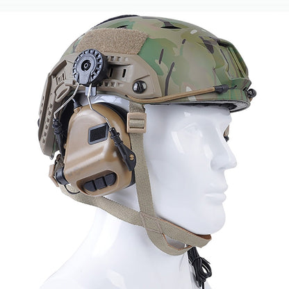 EARMOR M31H MOD4 Auriculares tácticos Protección auditiva para casco Ops-Core MT Fast ARC-Coyote Brown 