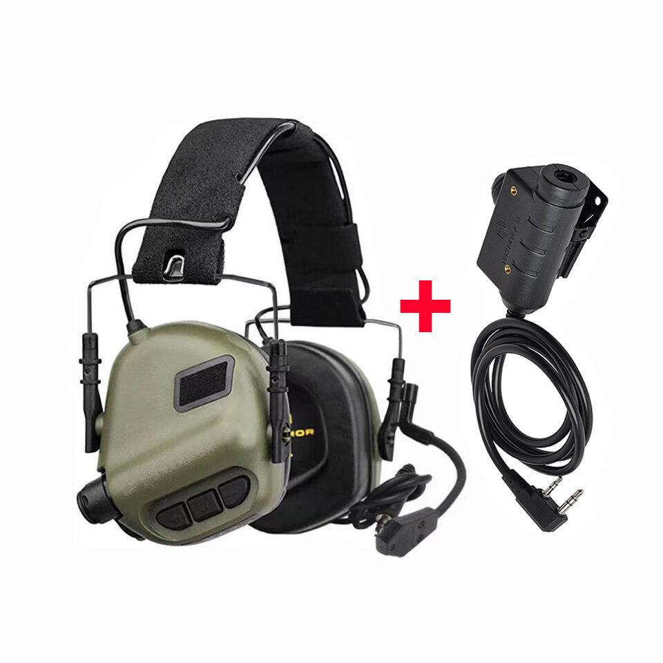 EARMOR M32 MOD4 casque tactique et ensemble d'adaptateurs M51 PTT système de Communication tactique