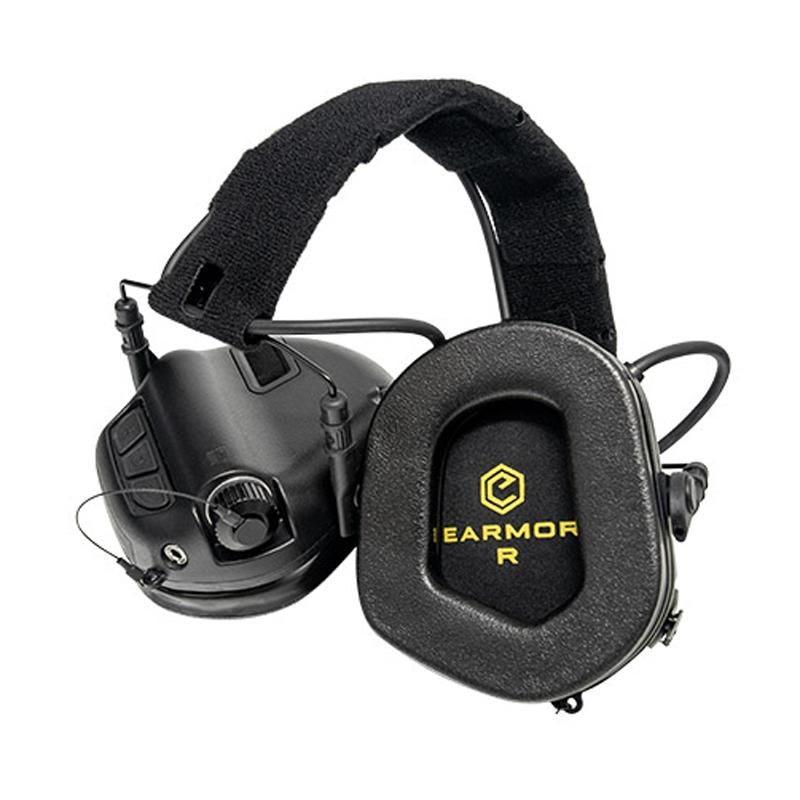 Casque d'écoute aux normes militaires OPSMEN EARMOR M31-Mark3 MilPro - Noir