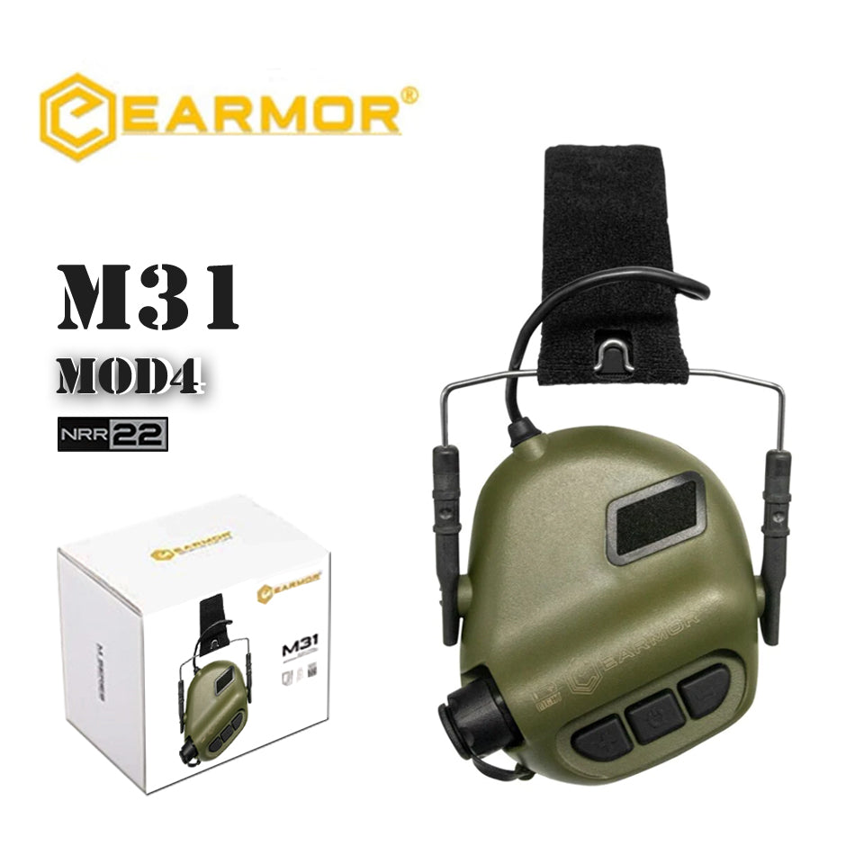 EARMOR M31 MOD4 Tactical Headset Shooting Noise Canceling Hearing Protector