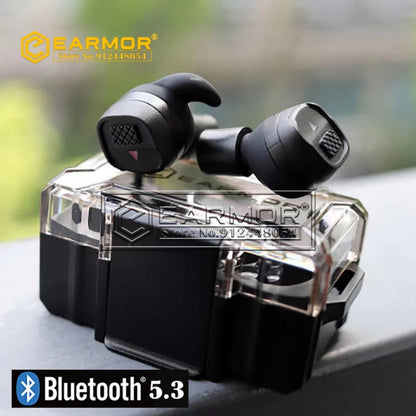 Earmor M20T Electronic Shooting Ear Protection Earbuds Wireless BT5.3 Noise Cancelling Ear Plugs Hearing Protection for Hunting