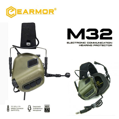 EARMOR M32 MOD4 Tactical Headset Electronics Communication Noise Reduction Earphone